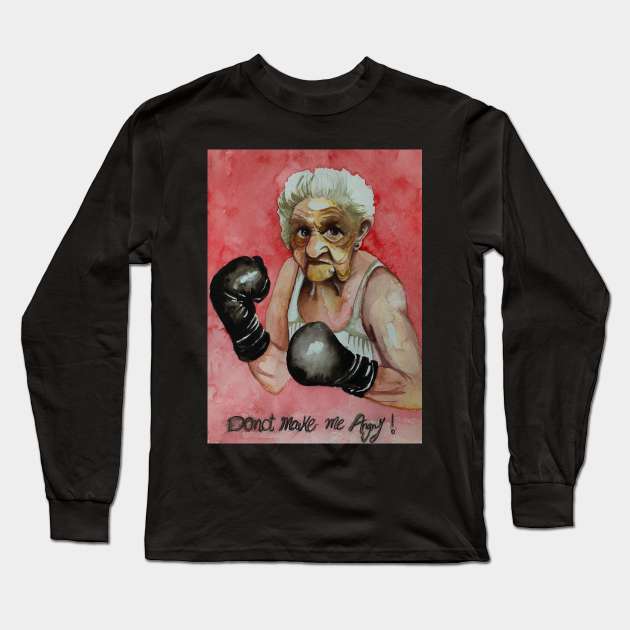 The boxer Long Sleeve T-Shirt by The artist of light in the darkness 